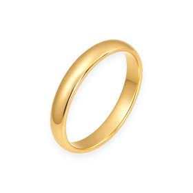 C-114/3 MM - Obrączka złota klasyczna półokrągła