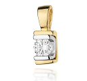 Z-343/0,10kr - Zawieszka złota z diamentem 