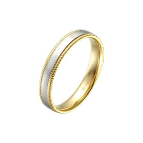 R46061-4MC(M) YW - Obrączka złota 