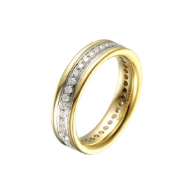 R52859-5MC(L) YW - Obrączka złota 