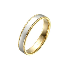 R46061-4.5MC(M) YW - Obrączka złota 