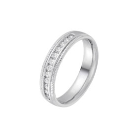 R46061-5MC(L) W - Obrączka złota 