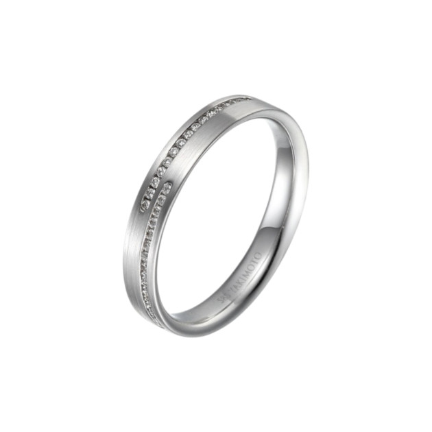 R46067-3.5MF(L) W - Obrączka złota 