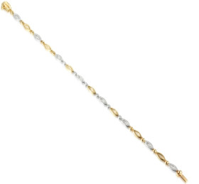 B04889 Y W - Bransoletka złota z diamentami