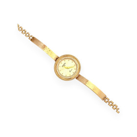 WA-585-ZE-1 - Zegarek złoty z cyrkoniami