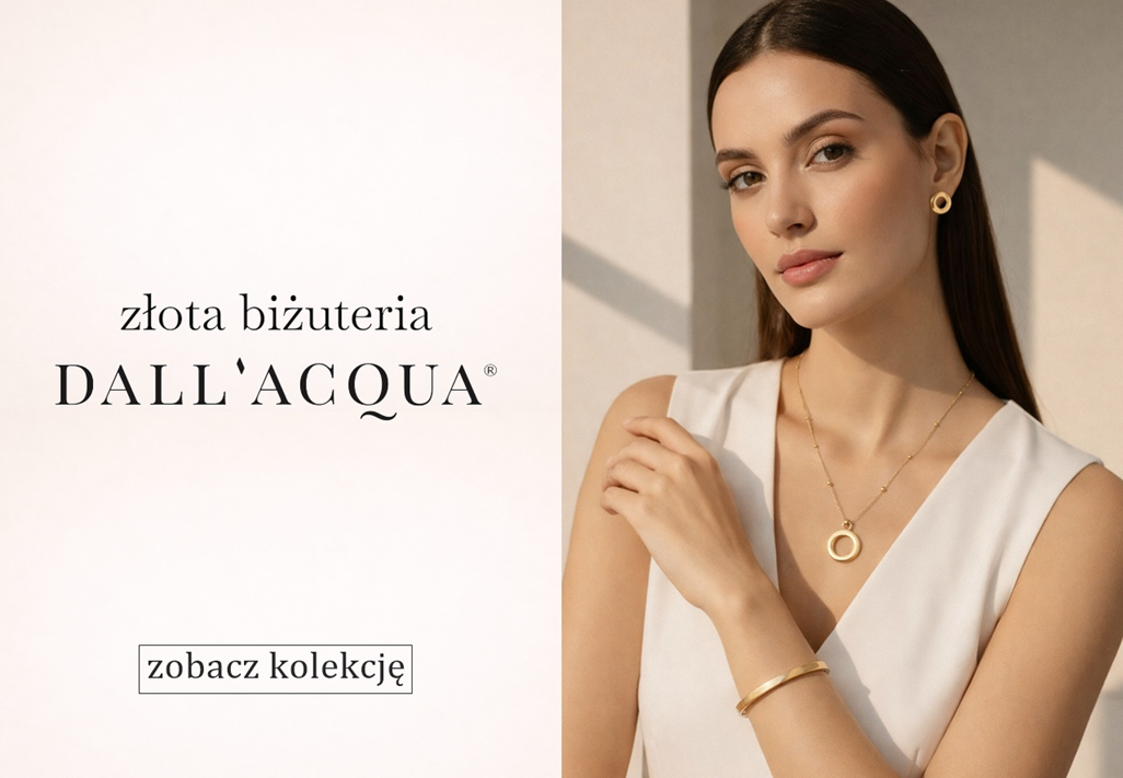 Złota biżuteria Dall'acqua